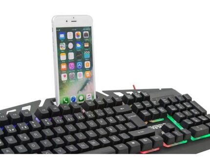 Everest KMX-99 Rainbow LED Aydınlatmalı Q Gaming Klavye & USB Mouse Set – Siyah