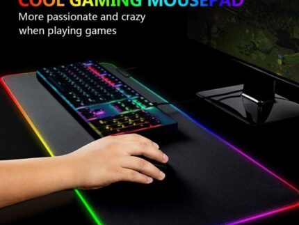 Wt-5 RGB Aydınlatmalı Yumuşak Yüzeyli 250x350 mm Oyun Mouse Pad